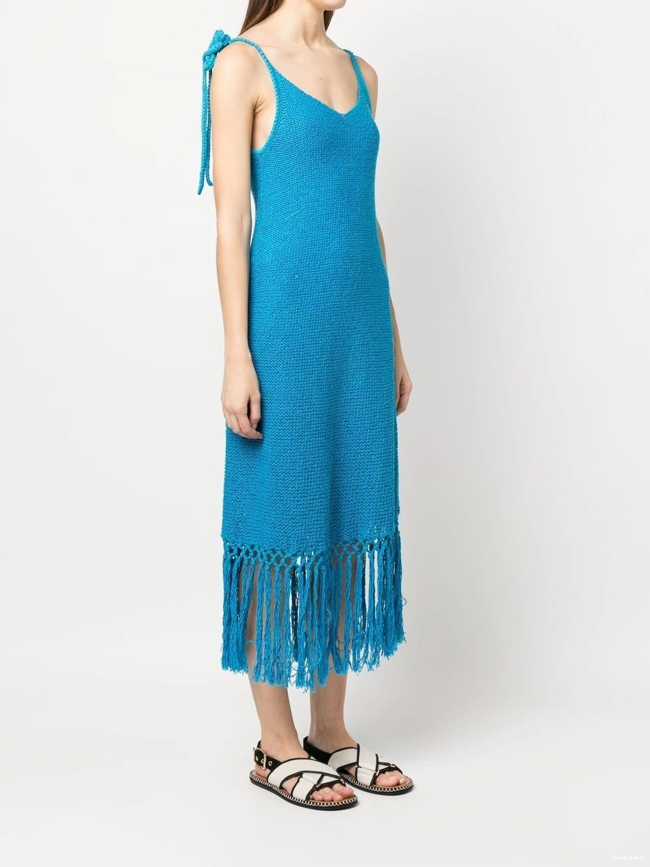 Cheap midi Sunset Alanui crochet The dress Beach At Women 0415